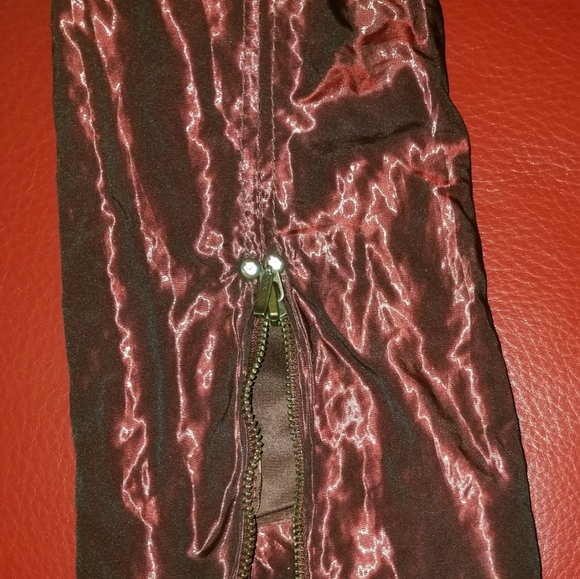 CACHE Metallic Plum Iridescent Crinkled Funky Shawl Womens Jacket. - Picture 10 of 11